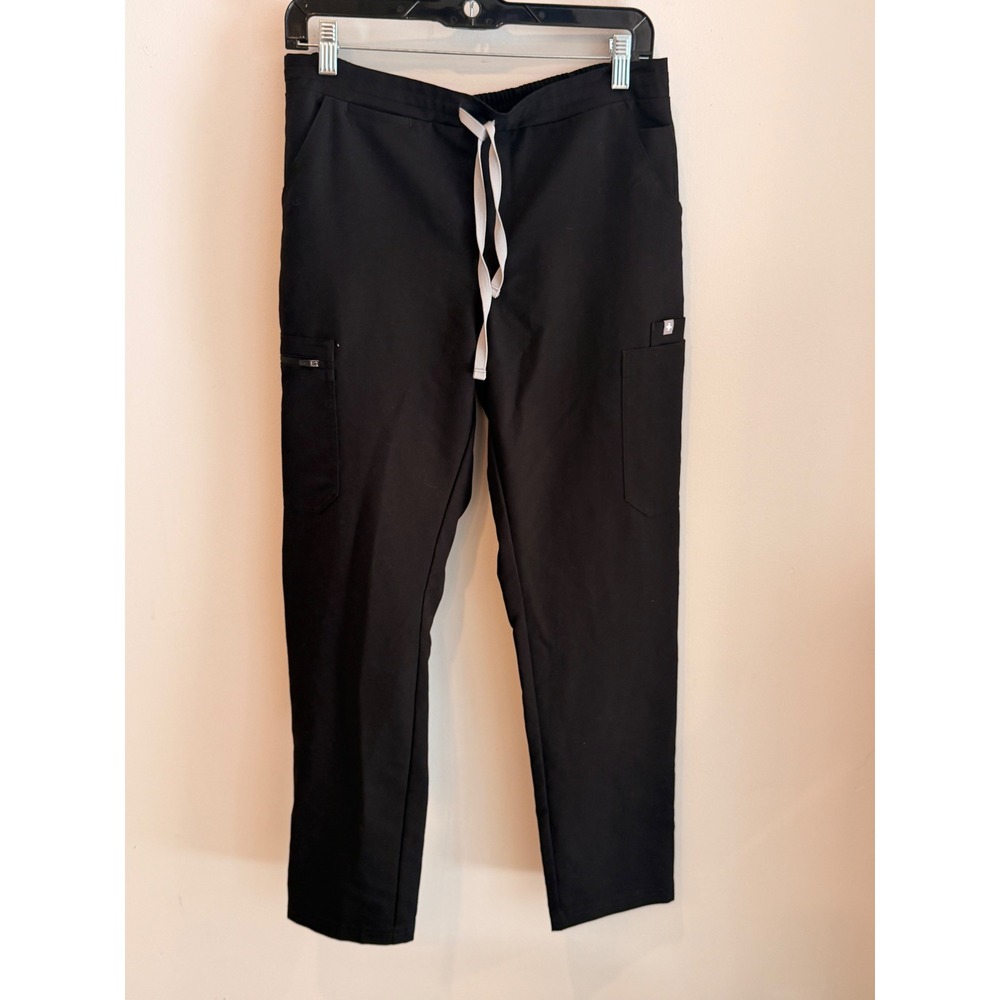 Figs Livingston Scrub Pants Black Small Tall Technical Collection TW2000T